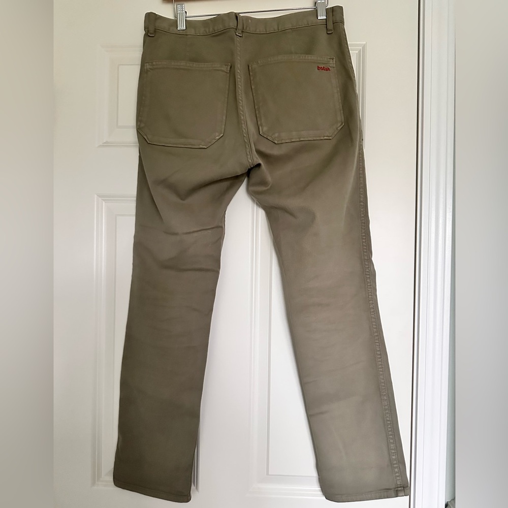 ba&sh Jeans Size 6 Khaki Denim Wash - Picture 7 of 14